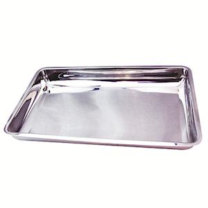 Livingstone Instrument Tray, 550 x 310 x 60mm, Gauge 22/0.7mm, without Cover, Stainless Steel, Each