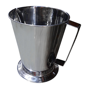 Jug, 2 Litres, Graduated with Handle, Stainless Steel, Each Each