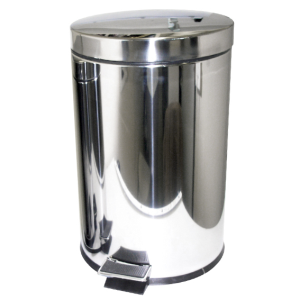 Pedal Step Bin, 20 Litres, Stainless Steel, Each Each