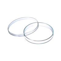 Petri Dish 10 Diameter x 2 Height cm, with Lid, Borosilicate Glass, Each Each