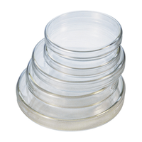 Lincon Petri Dish,120 Diameter x 22 Height mm, with Lid, Borosilicate Glass, 2/Box Box