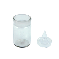 Livingstone Weighing Bottle, 25 Diameter x 40 Height mm, with Lid, Glass, Each Each