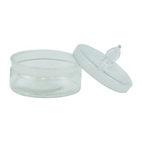 Livingstone Weighing Bottle, 80ml, 70 Diameter x 30 Height mm, Low Form, with Lid, Glass, Each Each