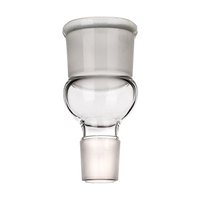 Simax Adapter, Reduction, Inverted, Socket Joint 29/32, Cone 19/26, 35(L) mm, Borosilicate Glass, Each Each