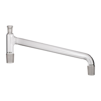 Simax Stillhead for Thermometer, with Socket Joint (1) 29/32, (2) 14/23, 300mm, Borosilicate Glass, European, Eah Each