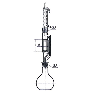 Extra Soxhlet Allihn Condenser Sintered Disc