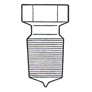 Stopper Recyclable Plastic Octagonal Hollow Socket Joint 34/35 European Each
