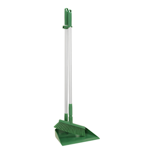 Vikan Upright Open Lobby Pan Set, 330mm, Anodised Aluminium, Polypropylene, Green, Each Each