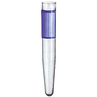 Aptaca Conical Test Tubes with Label, Graduated with Rim, 10ml, 1.6cm x 10cm (H), Polypropylene, Loose Each