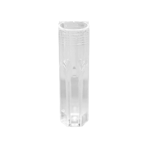 Aptaca Cuvettes for Spectrophotometer, Semi-micro, 0.5 - 2.0ml, 10mm Optical Path, 10 x 4 x 45mm, 2 Optical Faces, Polystyrene, 100/Box Box