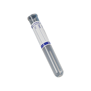 Aptaca Cylindrical Test Tube with Label, 5ml, 12mm Diameter x 86mm, Graduated with Rim, Polypropylene, 250/Bag Bag