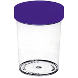 Specimen Sample Container, Urine Jar, 200ml, with Screw Cap, Polystyrene, Aptaca, 500/Carton Carton