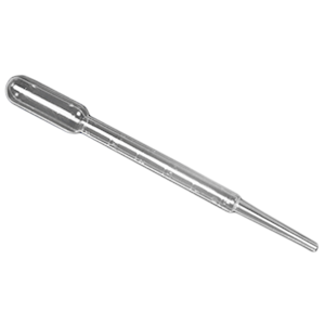 Livingstone Recyclable Plastic Transfer Pipette with 5ml Bulb Draw, 3ml, Graduated, Sterile, Individually Wrapped, Loose Each