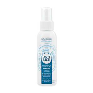 Natural Look Pyrethrum Removal Lice Oil, 100ml, Spray Bottle, Each Bottle