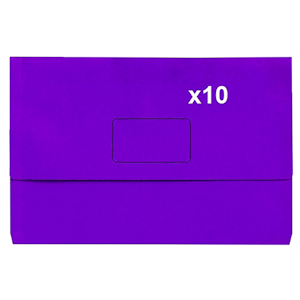 DOCUMENT WALLET F/C BRIGHTS PURPLE SLIMPICK (4004319) Pack
