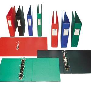 Marbig Deluxe Insert Ring Binder, A4, 50mm, 4 D-Rings, Black Each Each