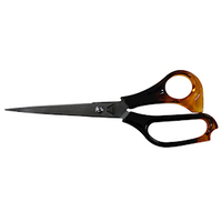 Household Office Scissors, Amber Recyclable Plastic Handle, 20.5 cm, Each Pair