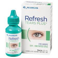 Out of Date, Refresh Tears Plus Eye Drops 15ml, Each, Original Unopened Condition, Price Discounted, While Stocks last Each