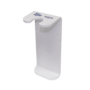 Wall Mounting Bracket, Neck Holder Type, Plastic, for Livingstone Aqium Sanitising Hand Gel 1,000ml, Item No LIVSAN1000N
