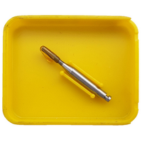 Ash 169 Tungsten Carbide Burs, Taper Fissure, Plain Cut, Friction Grip, 012N, Each Pack