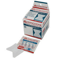 Out of Date, Discounted, Livingstone Adhesive Joint Finger Dressing 5 x 4.5cm, H Shape 50/Box, Original Condition, Whilst Stock Last Box