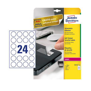 ANTI TAMPER LASER LABELS L6112-20 24/PK Pack