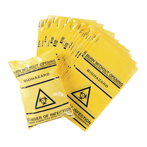 Bacto Waste Bag, 55 x 70cm, Autoclavable, Yellow, 200/Carton Carton