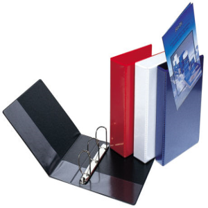 Bantex Insert Ring Binder, A4, 25mm, 3 D-Rings, Blue, Each Each