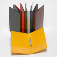 Bantex Insert Ring Binder, A4, 50mm, 2 D-Rings, Black, Each Each
