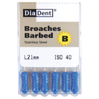 CC BROACHES FINE BLUE 6/PK Pack