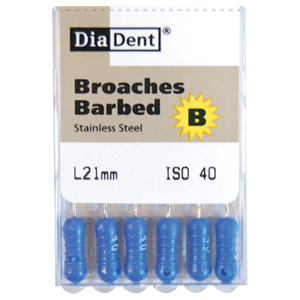 CC BROACHES FINE BLUE 6/PK Pack