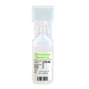 B. Braun Sodium Chloride 0.9 Percent, for Injection, 20mL, Each