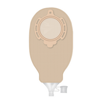 B Braun Flexima 3S Stoma Bag, High Flow, Maxi, 55 mm, 655ml Capacity, Soft Nonwoven Odour-proof Plastic Film, Beige, 30 Bags/Box Box