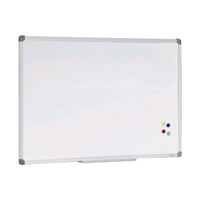 PARROT WHITE BOARD MAGNE 1800X1200MM W/WALL FIXING&PEN SHELF Each