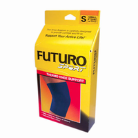 Futuro Sport Knee Support, 09039ENR, Adjustable, Moderate Support, Black, Each Each