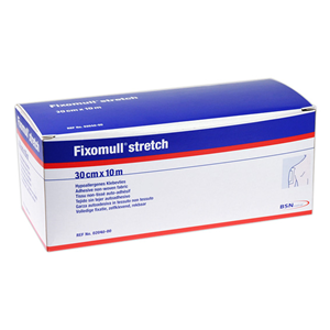 Fixomull Stretch Fixation Dressings, 30cm x 10 Metres, White, Each Each