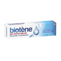 Biotene Flouride Toothpaste, 120 grams, Fresh Mint Original, Dry Mouth Relief, Gentle Formula, Each Each