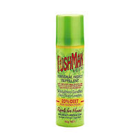 Bushman Plus Aerosol, 50gm, 20pct Deet, with Sunscreen, Each