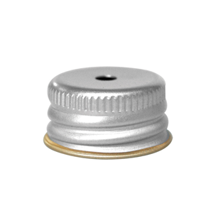 Livingstone Rubber Liner Aluminium Screw Cap for McCartney Bottle