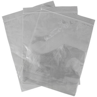 Livingstone Resealable Zip Lock Bag, 205 x 255 mm, 100 microns Thick, White Wall, Recyclable Plastic, Clear, 1000/Box Box