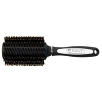 Hair Brush Anti Slip 100 Percent Boar Bristle 16 Hole Radial 3.3cm Each