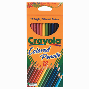 FULLSIZE COLOURED PENCIL 12/PK Pack
