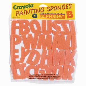 26 ALPHABET SPONGES Each