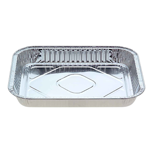 Confoil Foil Tray, 77 x 117 x 40 mm, 250ml, Silver, 1000 Pieces/Carton Pack