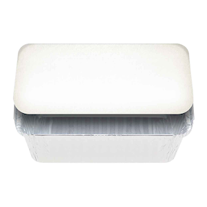 Confoil Foil Container Lid Board, Silver, 500 Pieces/Carton Pack