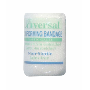 Out of Date, Discounted, Universal Conforming Bandage with Clips, 50mm x 4m, Stretched Each, Original Condition, Whilst Stock Last Each