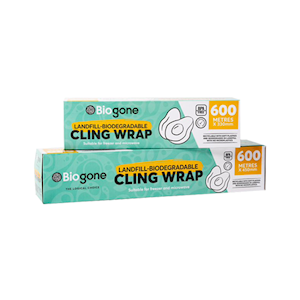 Caterer's Pack Cling Wrap in Dispenser Pack with Cutter, 450mm x 600m, 10 Microns, Biodegradable, 6 Rolls/Carton Carton