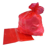 Confident Care Soluble Seam Bags, 720 x 990mm, Red, 200/Carton Carton