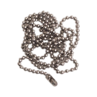 Metal Ball Chain, Nickel Plated, 76.2cm, Each Each