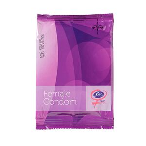 Femidom Female Condom, 17cm, Latex Free, Transparent, Individually Packed, 1,000 Pieces/Carton Carton